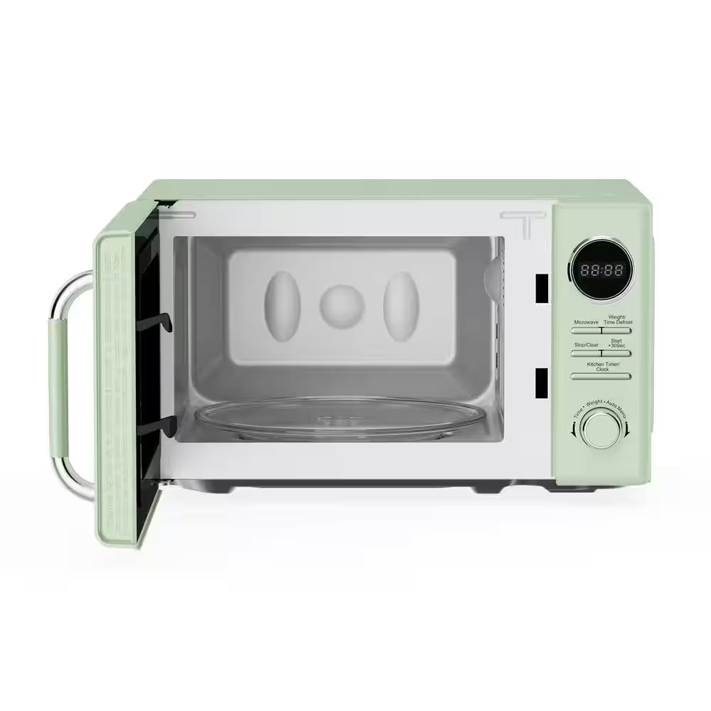 0.7 Cu. Ft. Retro Countertop Microwave in Mint