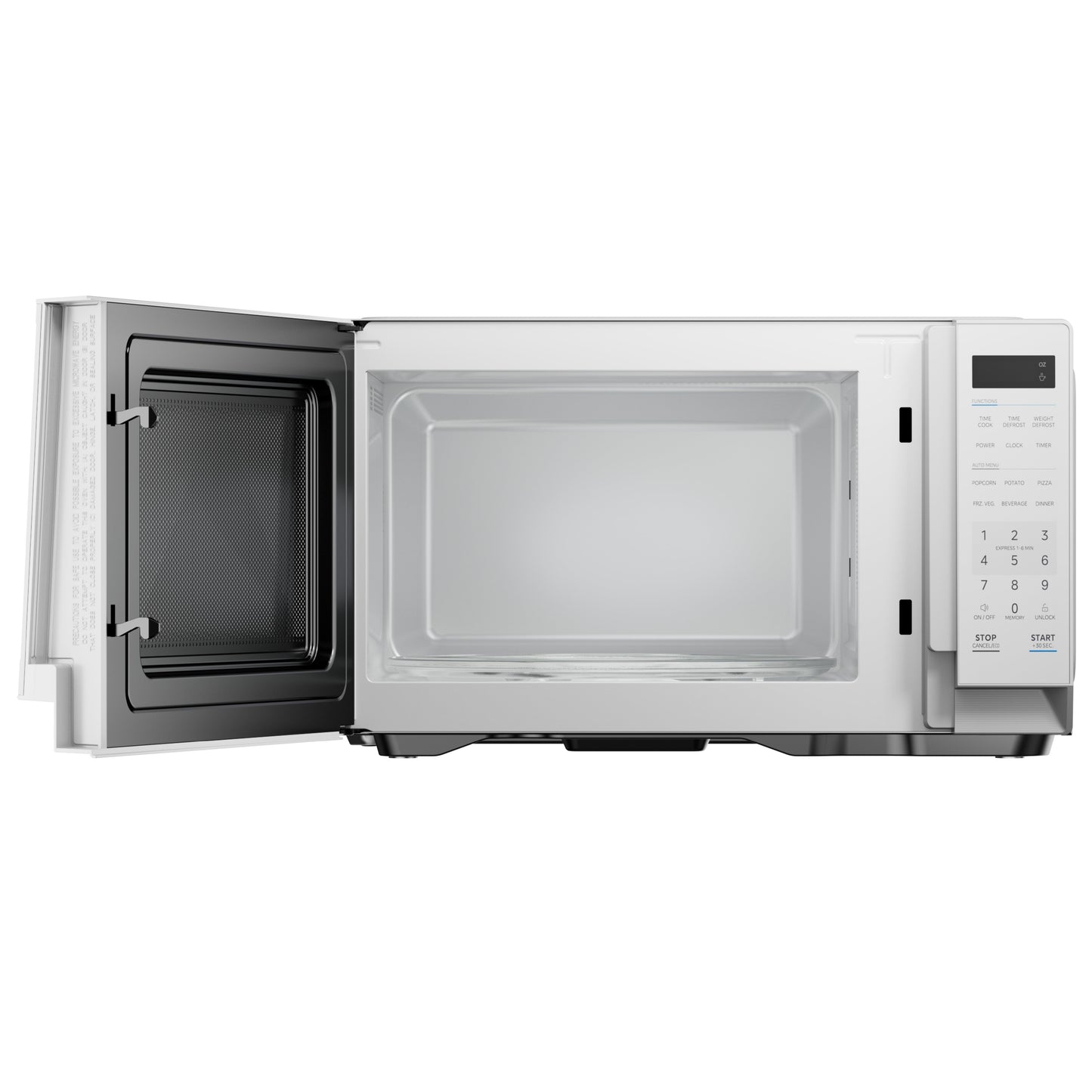 1.1 Cu. Ft. Countertop Microwave Oven, 1000W, Small Microwave for Apartment, Dorm, Kitchen, White