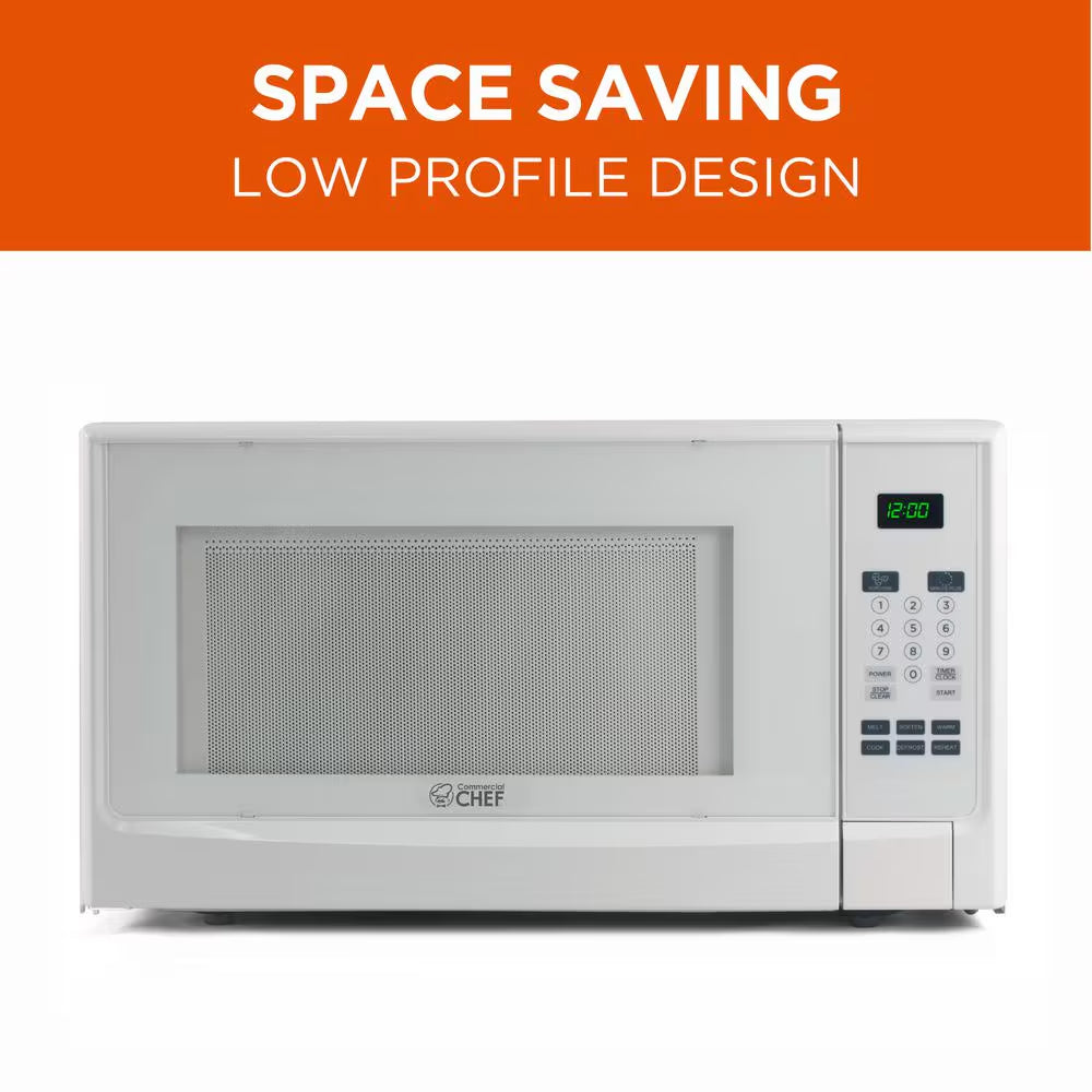 1.4 Cu. Ft. Countertop Microwave, White