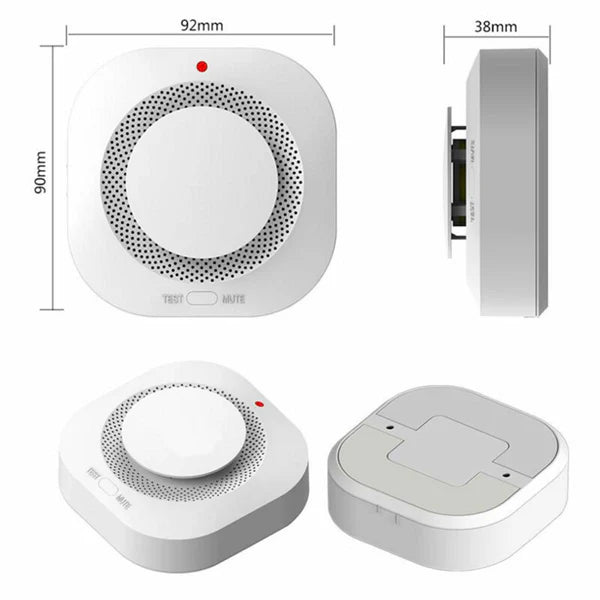(4 Pack)Smoke Alarm Fire Protection Home Security System Smoke Alarm (Logistics