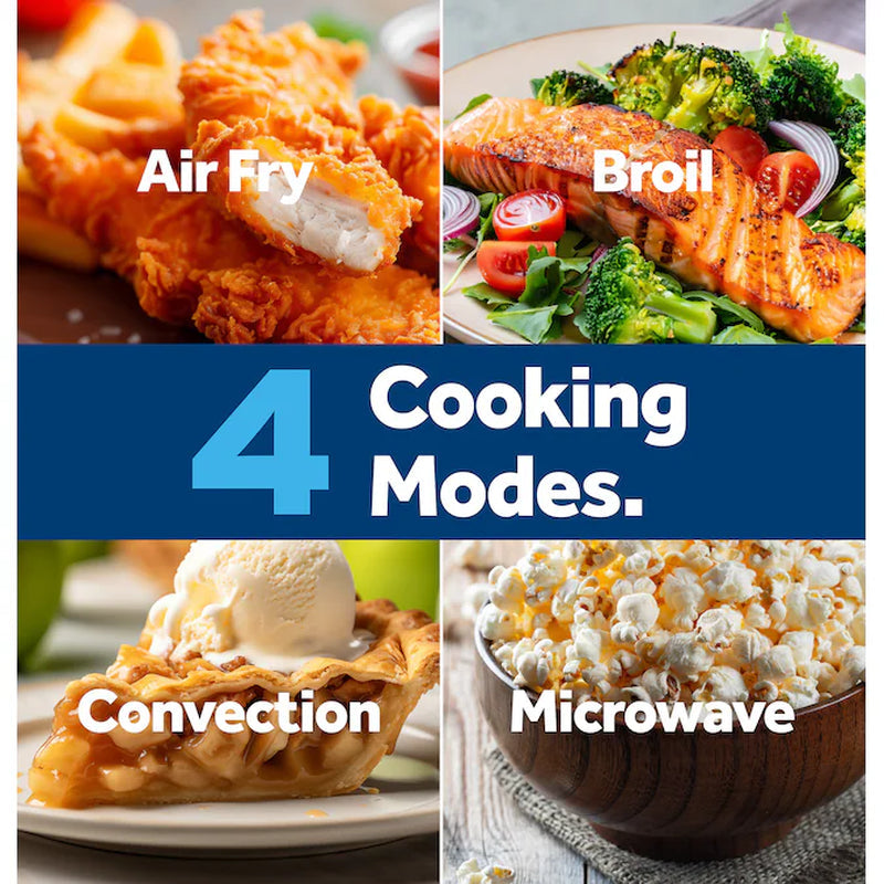 1.0 - Cu Ft 1050 - Watt Air Fry Countertop Convection Microwave ( Stainless