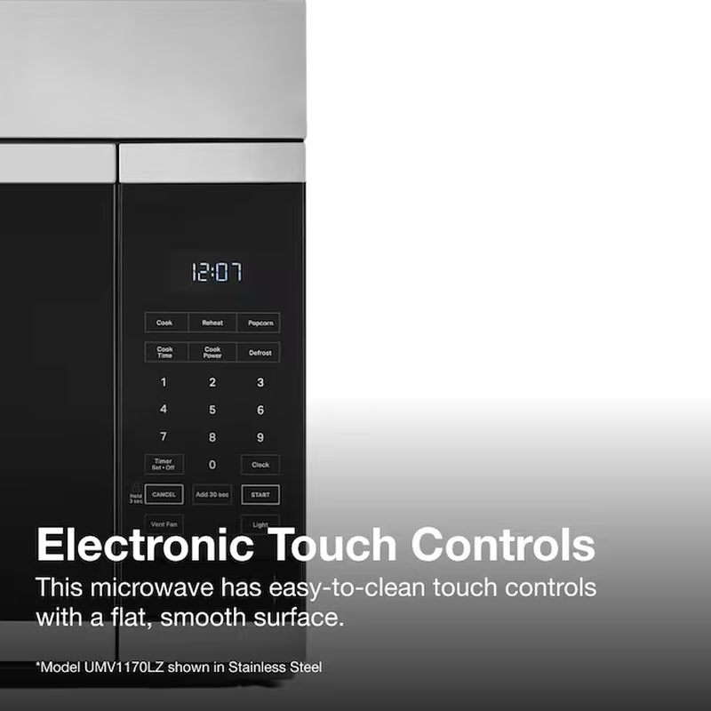 1.7 - Cu Ft Over - The - Range Microwave ( Black )