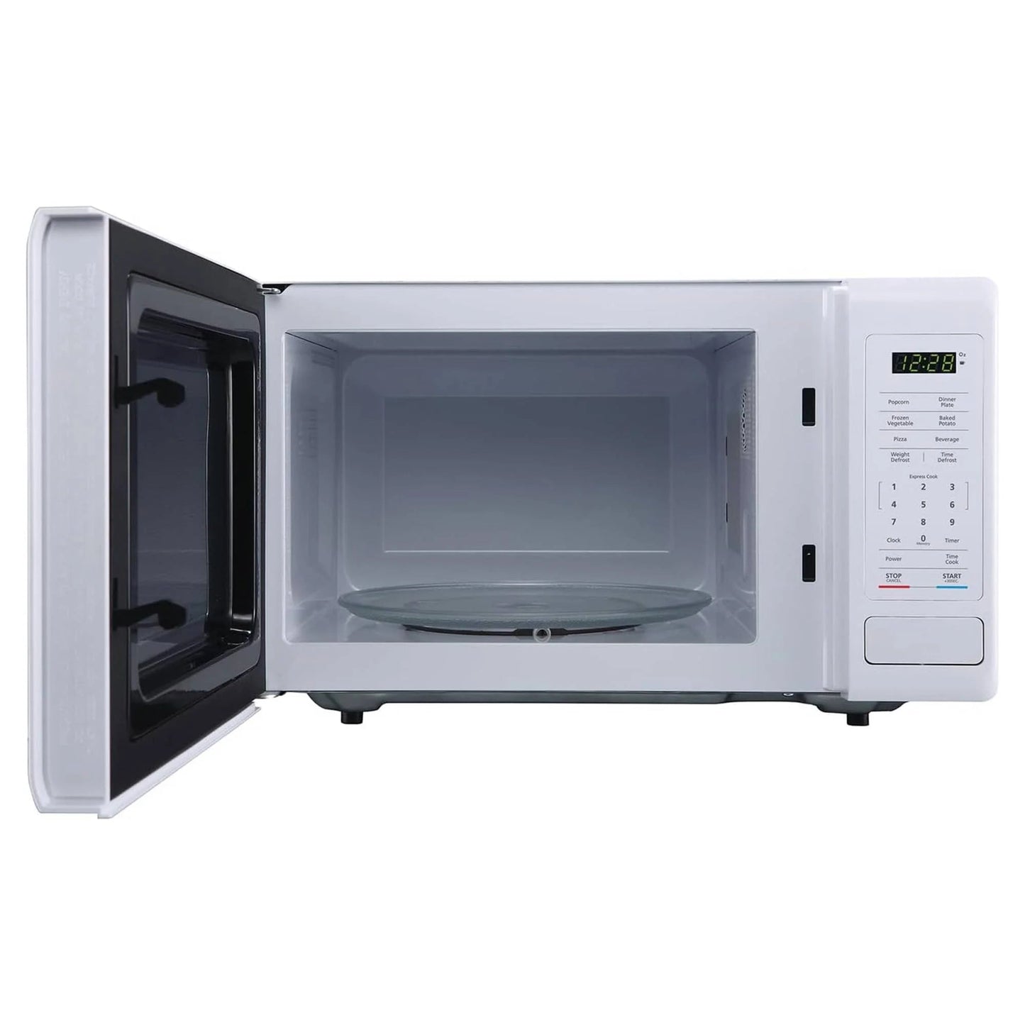 0.9 Cu Ft Countertop Microwave Ovens in White