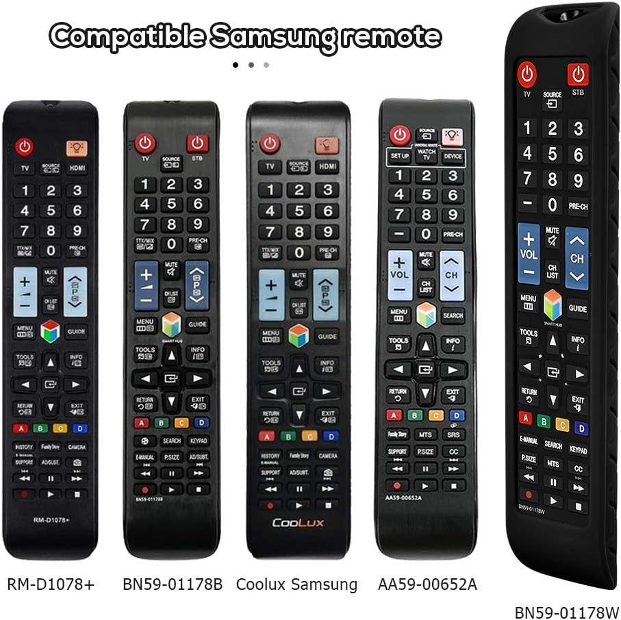 1 Pack Silicone Protective Cover for Samsung Tv Remote Cover BN59 - 01178W AA59