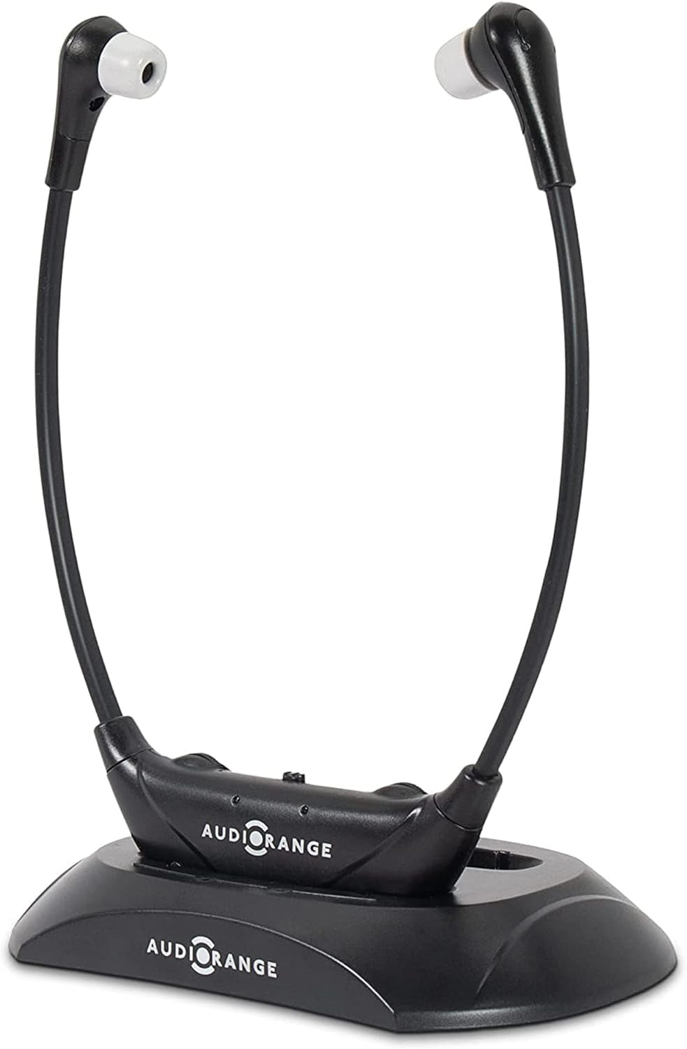 【NEW Model】 Seniors & Hard of Hearing | Wireless TV Headset by  | Delay-Free, Lightweight, Comfortable, Rechargeable In-Ear Headphones for TV Watching, Television Amplifier, RF Headphones
