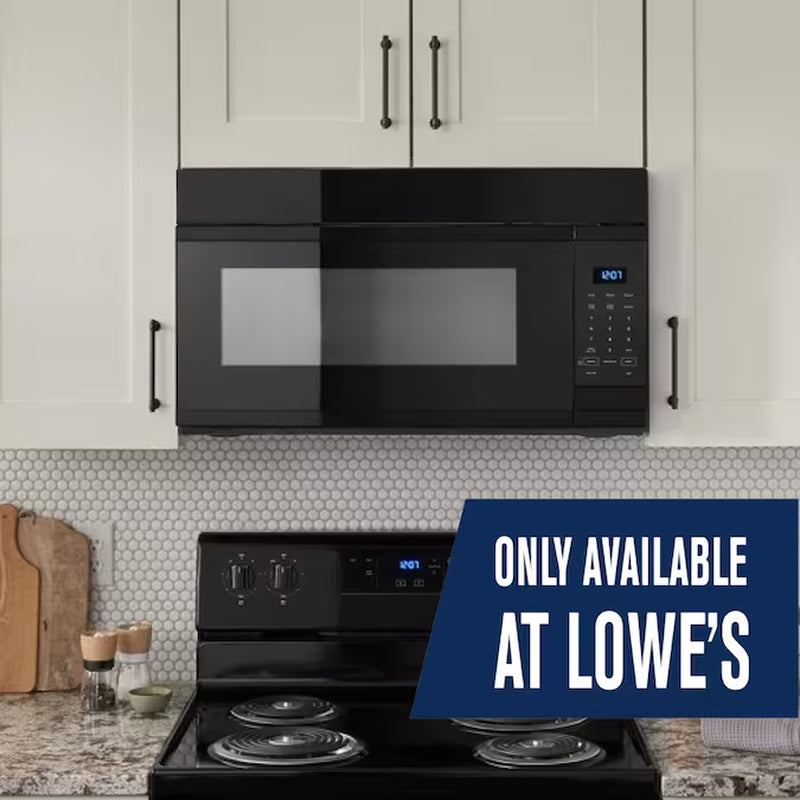 1.7 - Cu Ft Over - The - Range Microwave ( Black )