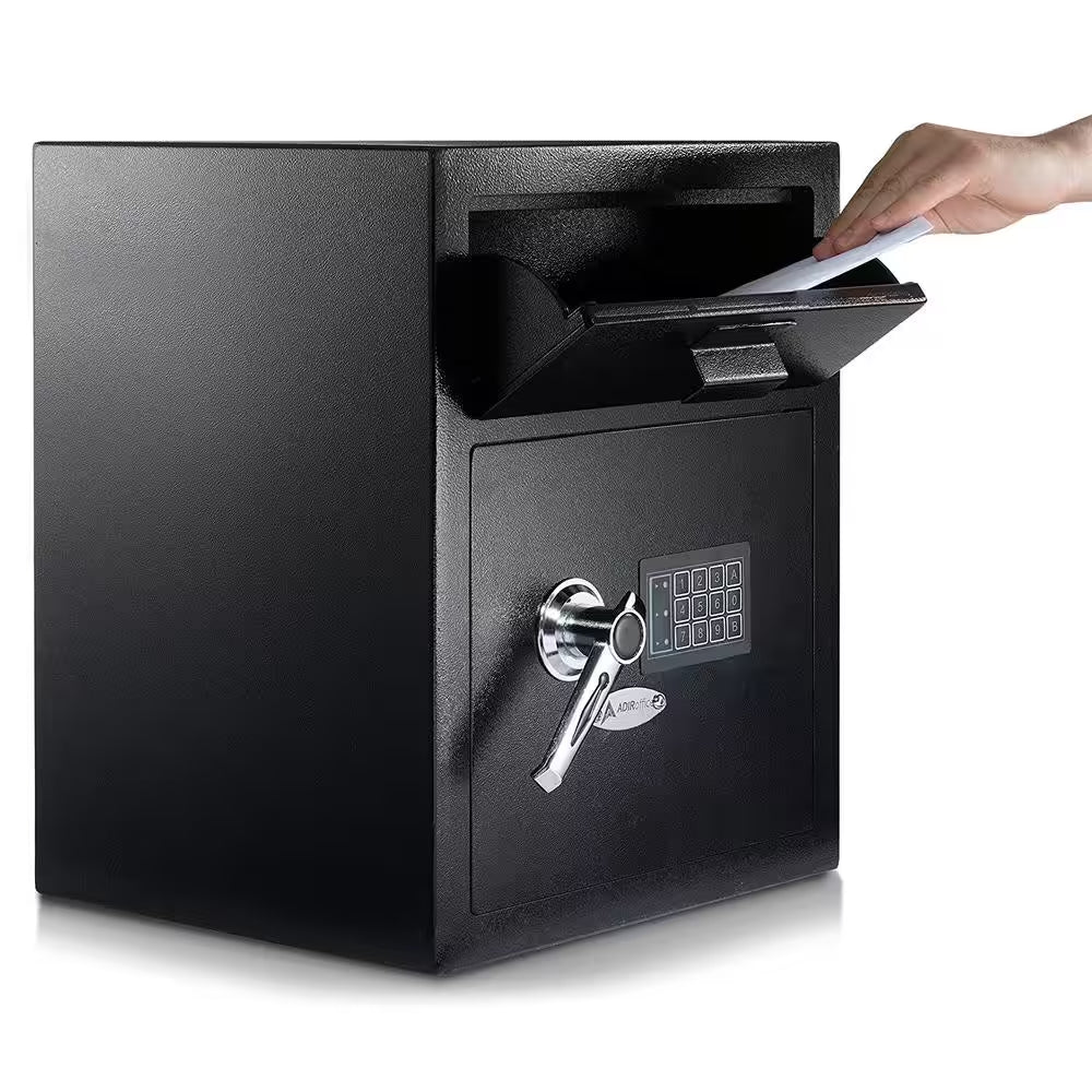 1.1 Cu. Ft. Steel Digital Depository Safe with Digital Keypad, Black