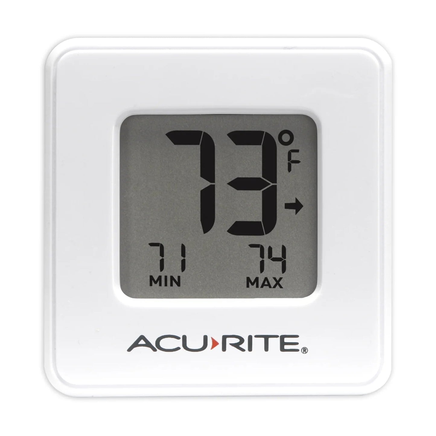 (3 Pack)  White Digital Indoor Thermometer with Compact Display, Battery-Powered, (1 X 3.75 X 6.25)