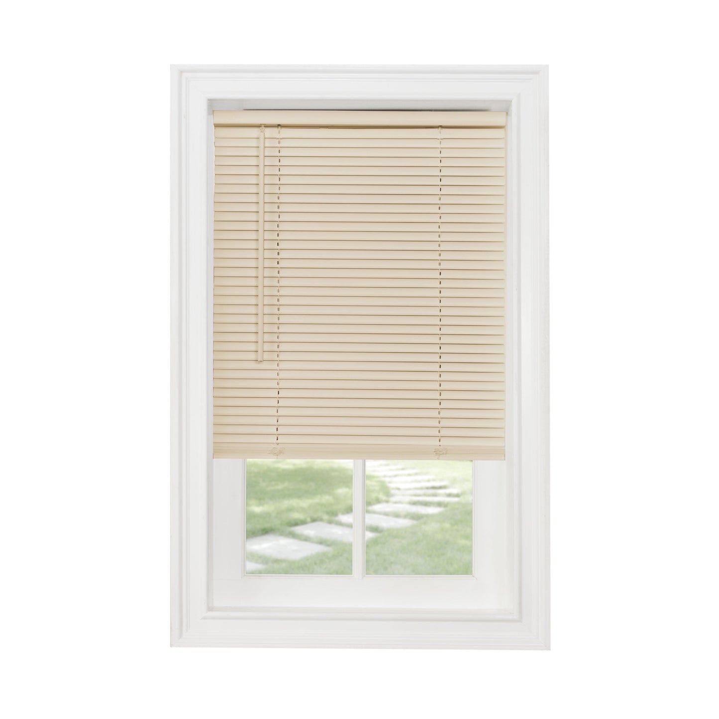 1 In. GII Morningstar Cordless Vinyl Mini Blinds, 35" W X 64" L