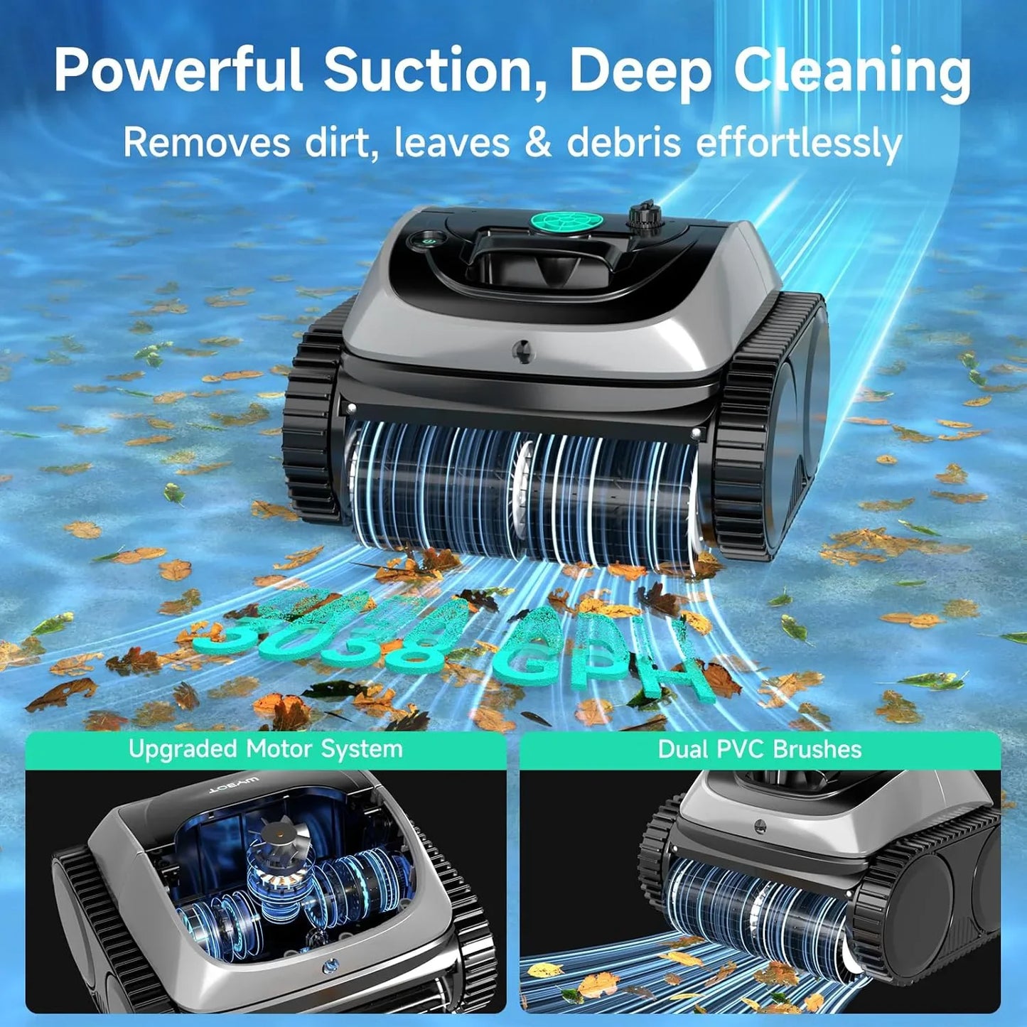 (2026 Upgrade) WYBOT C1 Cordless Robotic Pool Cleaner