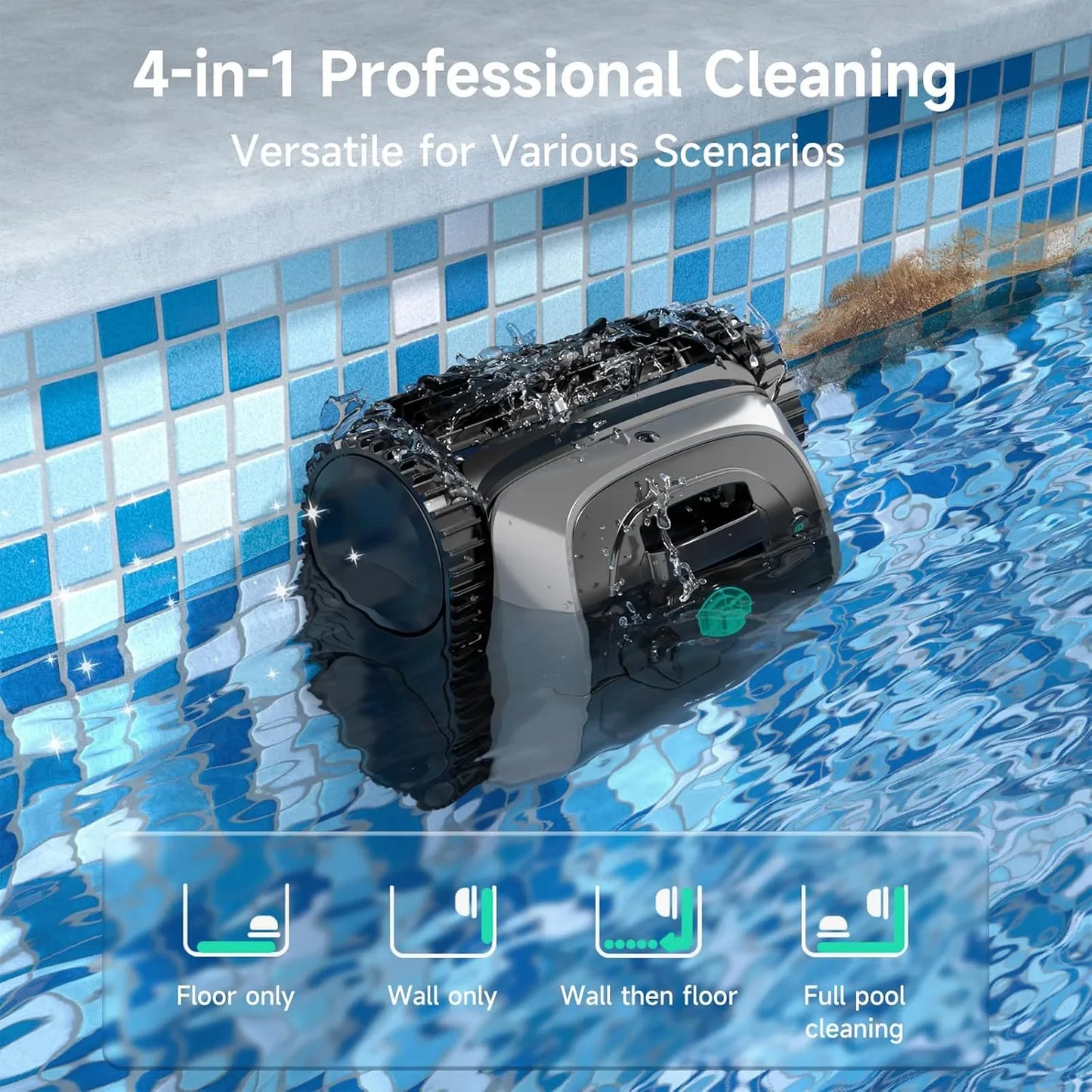 (2026 Upgrade) WYBOT C1 Cordless Robotic Pool Cleaner