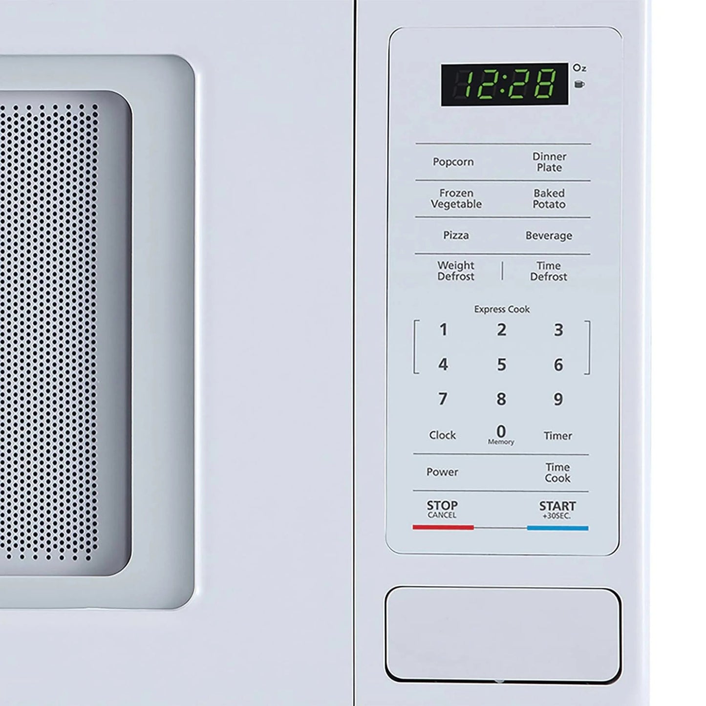 0.9 Cu Ft Countertop Microwave Ovens in White