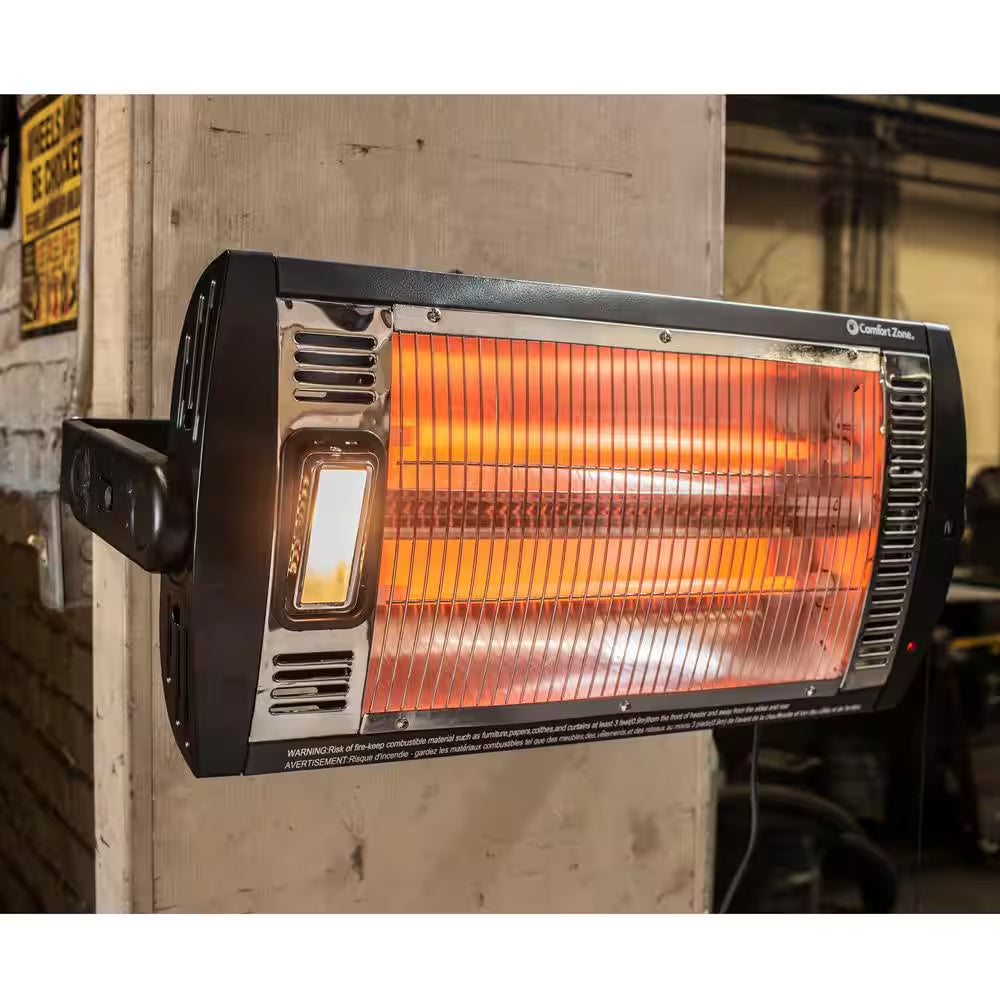 1,500-Watt Electric Infrared Ceiling Mount Quartz Portable Heater