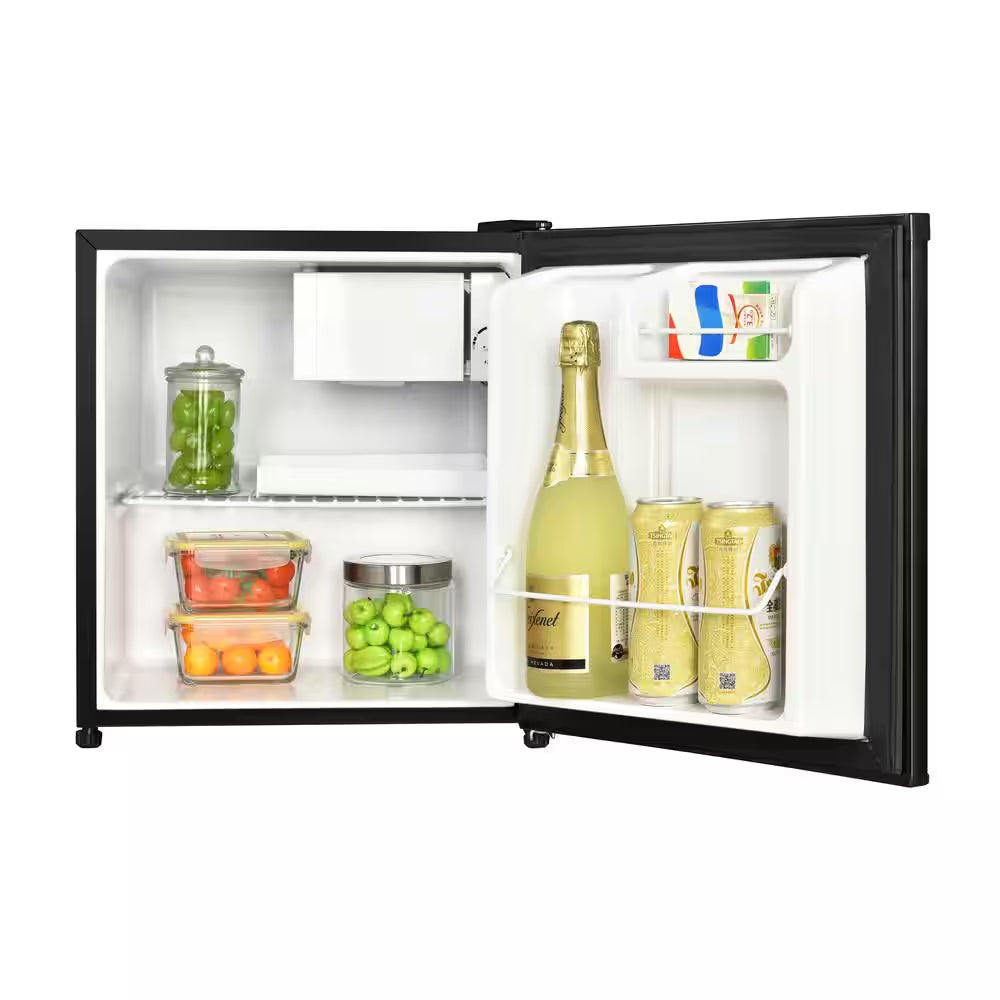 1.7 Cu. Ft. Mini Fridge in Black