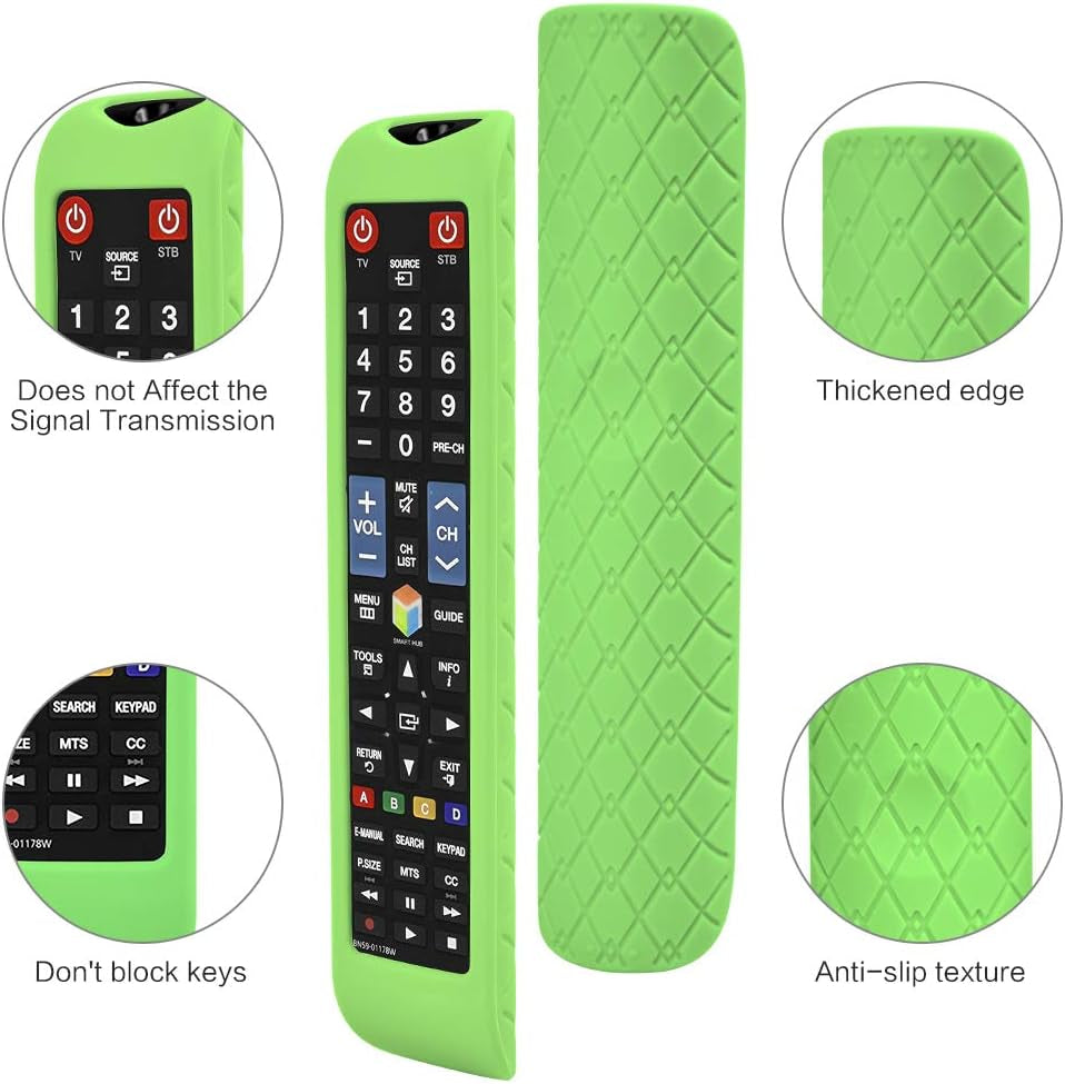 1 Pack Silicone Protective Cover for Samsung Tv Remote Cover BN59 - 01178W AA59