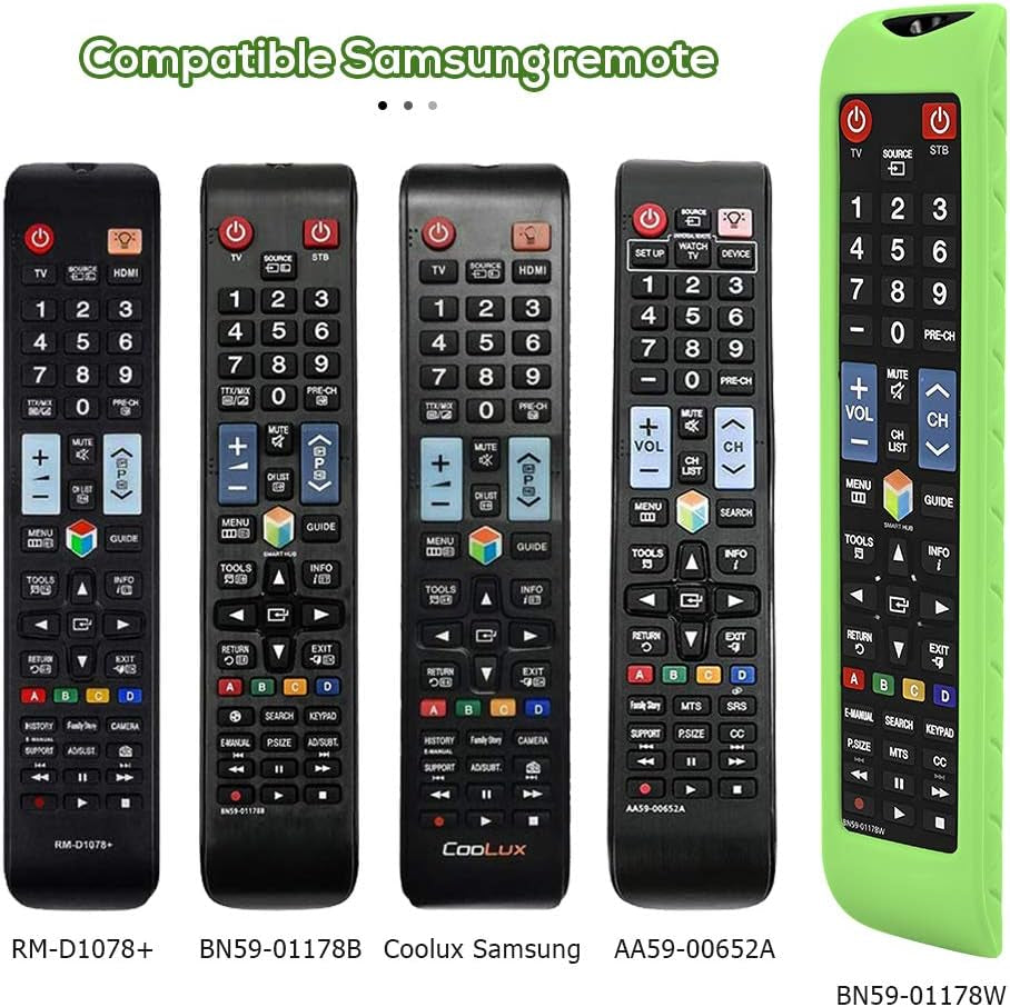 1 Pack Silicone Protective Cover for Samsung Tv Remote Cover BN59 - 01178W AA59