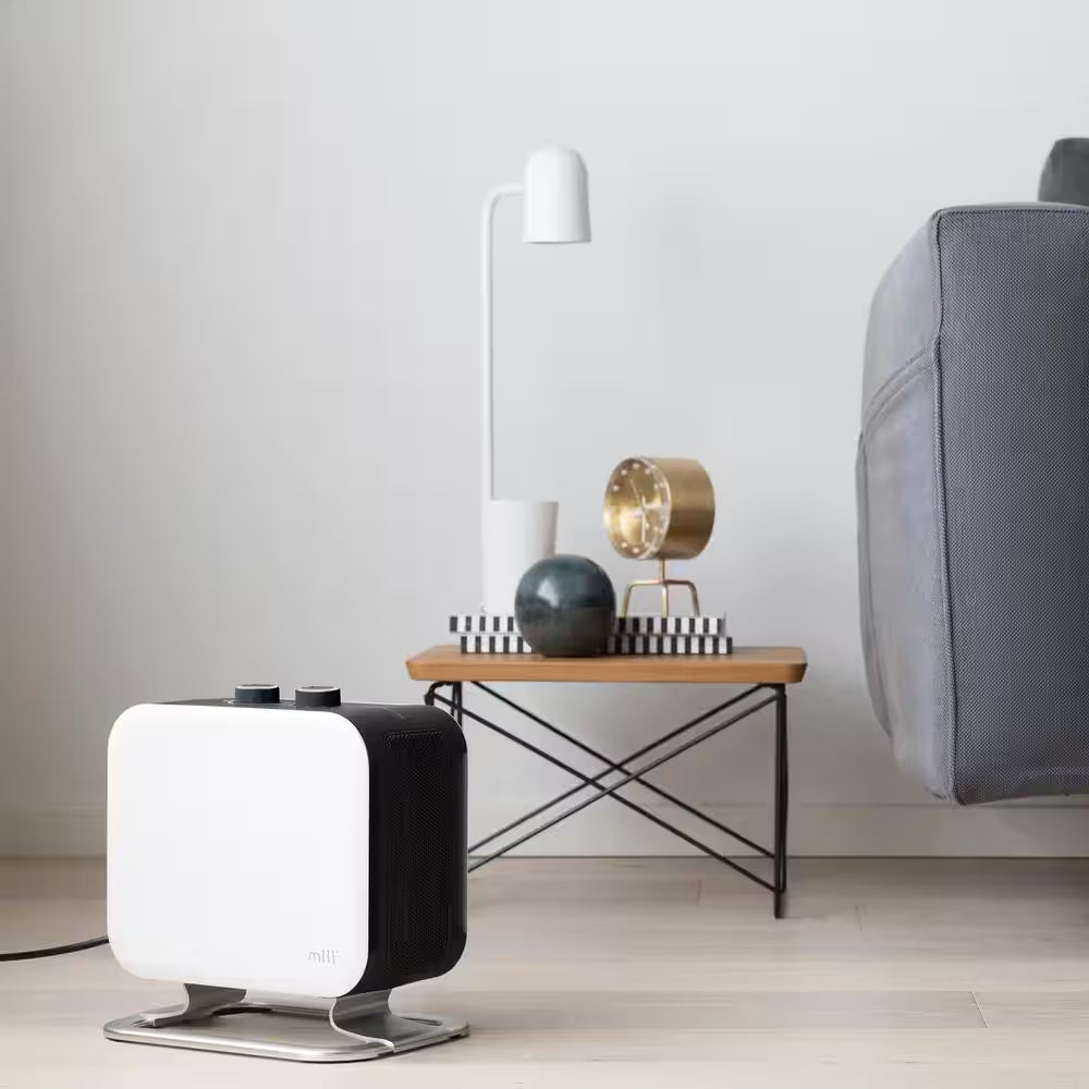 1,500-Watt PTC Portable Fan Heater, White