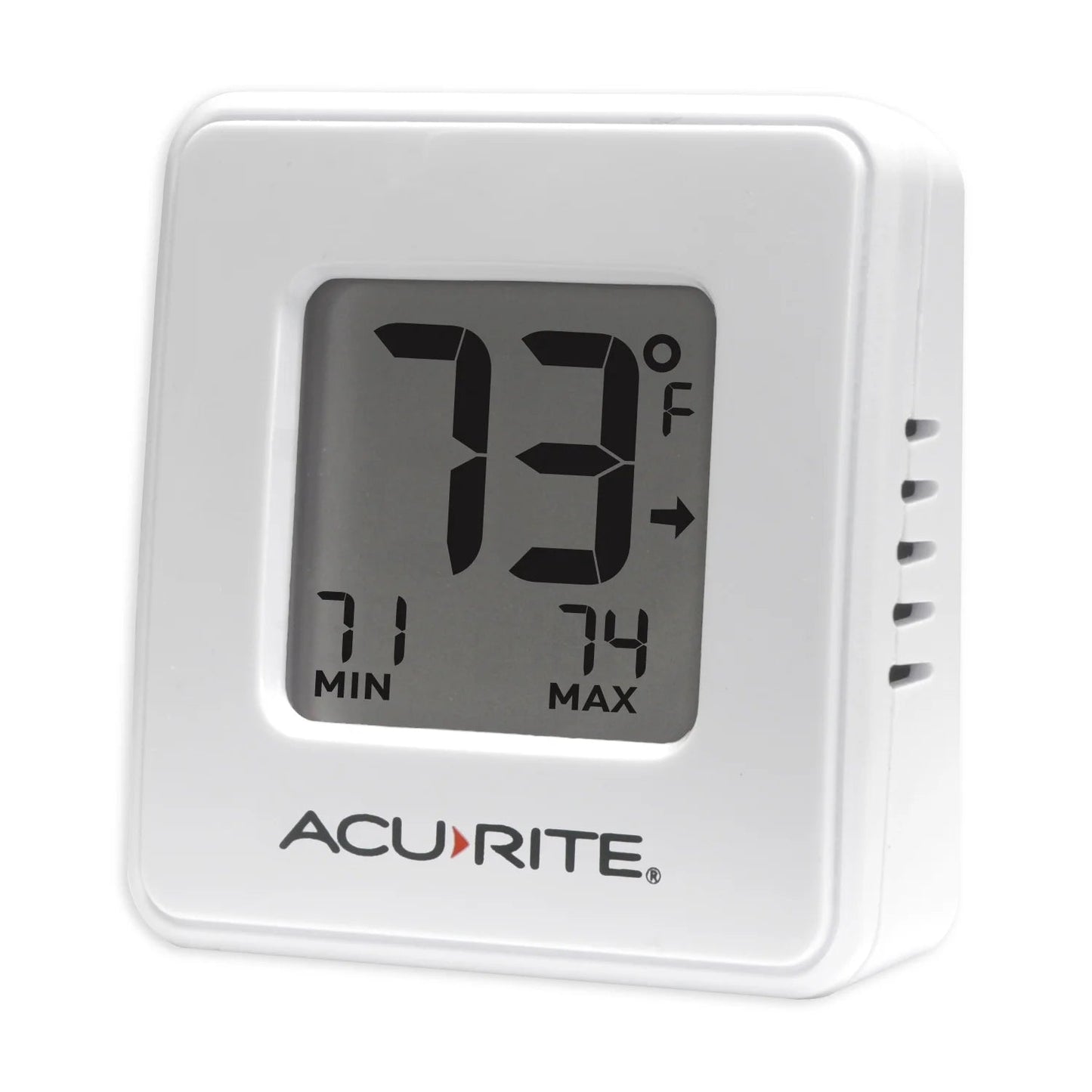 (3 Pack)  White Digital Indoor Thermometer with Compact Display, Battery-Powered, (1 X 3.75 X 6.25)