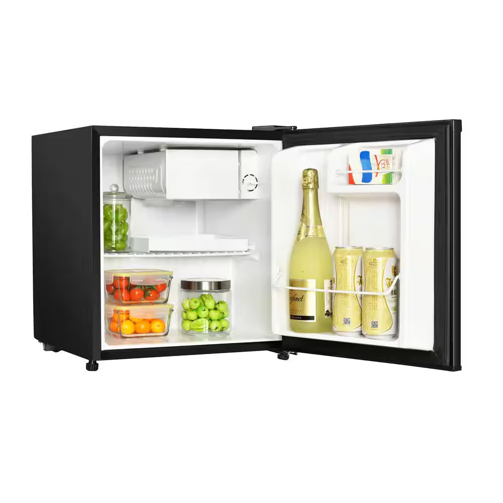 1.7 Cu. Ft. Mini Fridge in Black