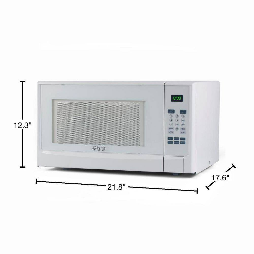 1.4 Cu. Ft. Countertop Microwave, White
