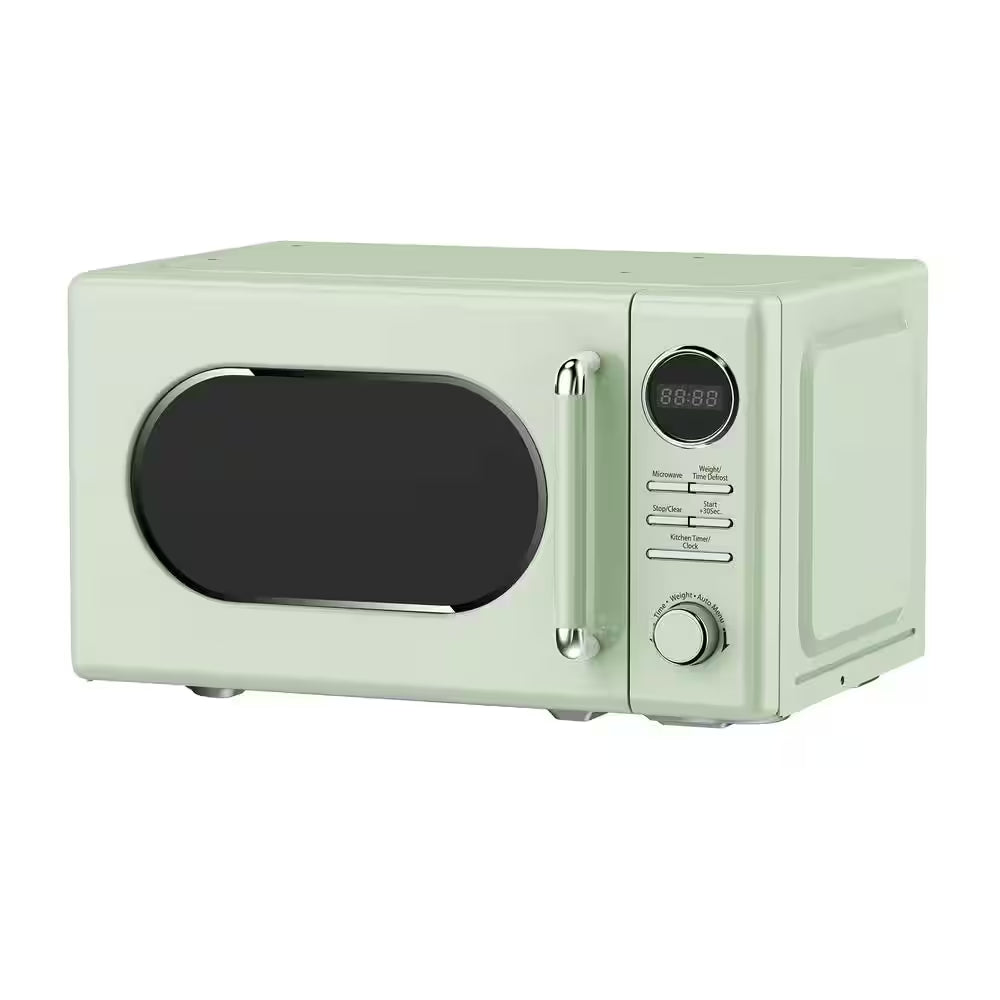 0.7 Cu. Ft. Retro Countertop Microwave in Mint