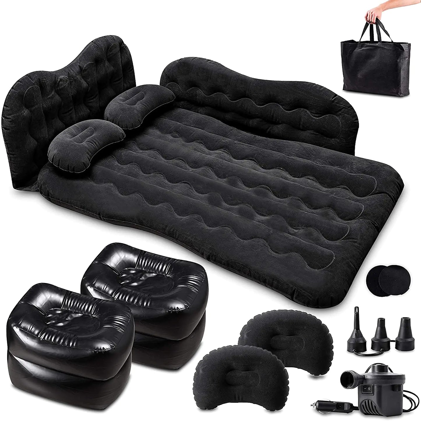 Zento Deals Bed for Car Inflatable Car Air Mattress Camping Bed Back Seat